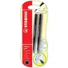 Image de STABILO, Cartouche de rechange + encrier, Recharge pour stylo à bille - Recharge pour stylo à bille - par exemple pour (Noir, 0.50 mm, 2 pcs)