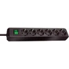 Image de Brennenstuhl Eco-Line stekkerdoos 6AC aansluitingen zwart 3m