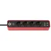 Image de Brennenstuhl Multiprise Ecolor Usb 4 Prises Avec Interrupteur