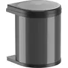 Image de Hailo Collecteur de déchets, Poubelle, Noir, Gris