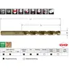 Image de Ruko, Foret, Foret hélicoïdal DIN 338 type VA HSSE Co 5 en poche libre-service Ø 1,0 x 34 x 12 mm (1.0 mm)