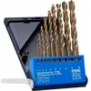 Image de Pferd, Foret, Jeu de 10 embouts de perçage métal DIN338 HSSE N 1-10 Inox (1 mm, 10 mm, 2 mm, 3 mm, 4 mm, 5 mm, 6 mm, 7 mm, 8 mm, 9 mm)