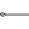 Image de Pferd, Tête de fraisage, Broche de fraisage en carbure sphérique 6x18 mm Ø tige 6 mm, denture 3 PLUS pour applications