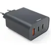 Image de Hama 86445 Chargeur rapide (65 W, 3 ports), Chargeur USB, Gris