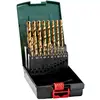 Image de Metabo, Foret, Cassette de forage HSSTiN (1 mm, 1,5 mm, 10 mm, 2 mm, 2,5 mm, 3 mm, 3,5 mm, 4 mm, 4,5 mm, 5 mm, 5,5 mm, 6 mm, 6,5 mm, 7 mm, 7,5 mm, 8 mm, 8,5 mm, 9 mm, 9,5 mm)