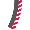 Image de Carrera Bande de bordure extérieure pour courbe raide de 2/30 degrés