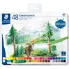 Image de Staedtler, Écriture + dessin, 146C, Etui métallique avec 48 crayons de couleur assortis (48x)