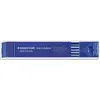 Image de Staedtler, Mines de crayon, Recharge à dessin Mars Lumochrom, bleu Epaisseur de la mine : 2 mm, 130 mm de long, pour tous les (12 pcs, 2 mm, HB)