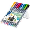 Image de Staedtler, Écriture + dessin, Stylo fibre tripluscolor 323 (10x)