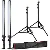 Image de Bresser BR-2250 LED Striplight Kit d'éclairage diurne, Lumière continue, Noir