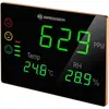 Image de Bresser Weerstation CO²-meter - Air Quality Monitor Smile XXL - Met Thero- en Hygrometer, Thermomètre + hygromètre, Noir