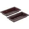 Image de 6x Zenker Moule en silicone Chocolat Dubaï, Moule à gâteau, Marron