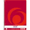 Image de Herlitz, Cahier + bloc-notes, Collège x.book quadrillé DIN A4 marge intérieure (A4, Quadrillé)