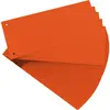 Image de Herlitz, Classeur : accessoires, Intercalaires 10.5 x 24 cm, 100 pcs - orange
