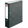 Image de Herlitz, Classeur, Classeur maX.file nature pocket, noir Largeur de dos : 80 mm, avec papier marbré noir nuageux- (A4, 80 mm, 1 pcs)