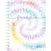 Image de Herlitz, Cahier + bloc-notes, Cahier scolaire à spirales New Batik Freedom A5, 100 feuilles (A5, Quadrillé, Couverture rigide)