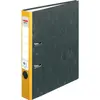 Image de Herlitz, Classeur, Chemise maX.file nature, largeur du dos : 50 mm, dos jaune, avec couverture en papier marbré noir. (A4, 50 mm, 1 pcs)