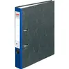 Image de Herlitz, Classeur, Classeur maX.file nature, Largeur de dos : 50 mm, Dos bleu, couverture en papier marbré nuageux noir (A4, 50 mm, 1 pcs)