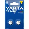 Image de Varta Pile bouton Electronics Lithium CR1616 3V 1Bli=2pcs 6616101402 (2 pcs, CR1616), Batteries + piles