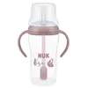 Image de NUK, Biberon, Perfect Match Trinklernflasche 260 ml Bär mit Strohhal (260 ml)
