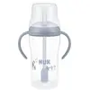 Image de NUK, Biberon, Perfect Match Trinklernflasche 260 ml Pinguin mit Strohhalm (260 ml)