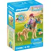 Image de Playmobil Enfant avec poney et poulain (71498, Playmobil Country)