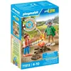 Image de Playmobil My Life 71513 Grand-père petite fille et feu de camp