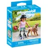 Image de Playmobil 71739 Femme en rollers avec retriever (71739)