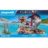 Image de Playmobil Pirates 71794 Pirate avec radeau flottant et trésor