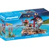 Image de Playmobil Récupération de trésor sur un radeau pirate
