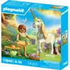 Image de Playmobil Licorne Fleur Arc-En-Ciel Avec Fee (71840)