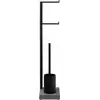 Image de Blomus, Brosse WC, Bouton de toilette -MENOTO- black