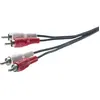 Image de SpeaKa Professional SP-1300368 Câble de connexion audio RCA (2x RCA mâle - 2x RCA femelle). (2.50 m, Câbles Cinch), Câble audio