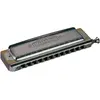 Image de Hohner Super Chromonica 48 (Harmonica), Instrument à vent, Marron