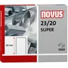 Image de Novus, Attaches, Agrafe Utilisation du produit : Agrafeuse de bloc Désignation de type des agrafes : 23/20 S (1000 x)