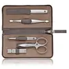 Image de Zwilling Maniküre Pediküre Set 3tlg. mit Kombi-Nagelschere, Leder, schwarz Manicureset