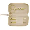 Image de Zwilling Premium gold leren etui Beige 3-delige Manicureset