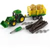 Image de Theo Klein Tracteur John Deere avec remorque à bois et à foin