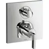Image de Axor, Robinetterie de salle de bains, Thermostatique CITTERIO UP avec robinet d'arrêt et manette chromé