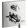 Image de Axor, Robinetterie de salle de bains, Thermostatique CITTERIO UP avec vidage/inverseur et poignée croisillon chromé