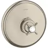 Image de Axor, Robinetterie de salle de bains, Thermostat MONTREUX UP Débit max. 43 l/min nickel brossé
