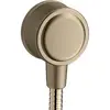 Image de Axor, Système de douche, raccords de tuyaux. FIXFIT C MONTREUX avec clapet anti-retour nickel brossé