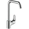 Image de hansgrohe, Robinetterie de cuisine, Robinet basse pression Focus chromé brillant 31822000