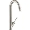 Image de hansgrohe, Robinetterie de cuisine, Mitigeur monocommande pour évier AXOR STARCK DN 15 acier inoxydable optique