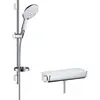 Image de hansgrohe, Système de douche, HG Combiné de douche RAINDANCE SELECT Bsta Unica'S Puro Set 650mm blanc/chrome