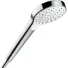 Image de hansgrohe, Pommeau de douche, HG Douchette à main Croma Select S 1jet DN 15 version EcoSm 9 l/min blanc/chrome (1 Type de jet, 9 l/min)