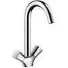Image de hansgrohe, Robinetterie de cuisine, Logis M31 Robinet de cuisine 2 poignées 220, 1 jet