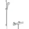 Image de hansgrohe, Système de douche, HG douche combinée RAINDANCE Croma Sel S Var Shower Set 90cm we/chr