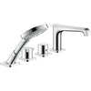 Image de hansgrohe, Robinetterie de salle de bains, 4L Mélangeur sur plage de carrelage AXOR CITTERIO E DN 15, avec thermostat chrome