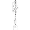 Image de hansgrohe, Système de douche, HG Corps de base RAINMAKER SELECT pour douches de tête avec raccordement au plafond